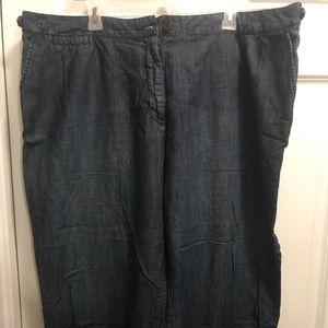 Lands End cropped jeans